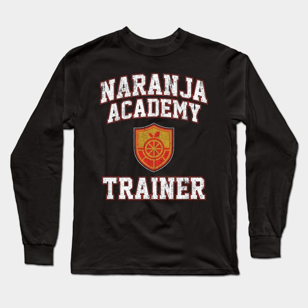 Naranja Academy Trainer Long Sleeve T-Shirt by huckblade